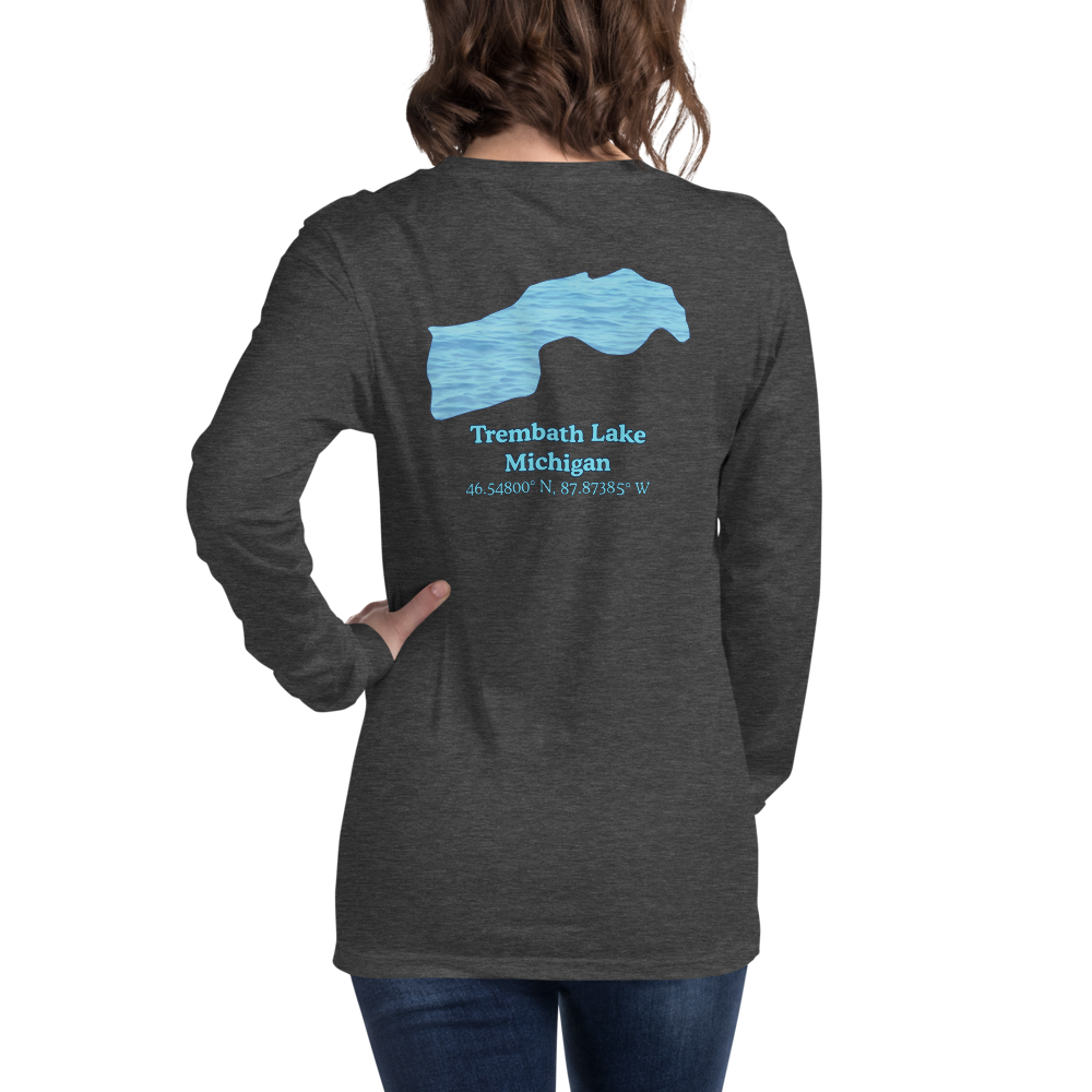 Trembath Lake Long Sleeve Unisex T-shirt