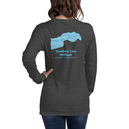 Trembath Lake Long Sleeve Unisex T-shirt