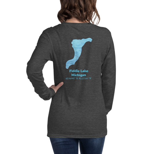 Fiddle Lake Long Sleeve Unisex T-shirt