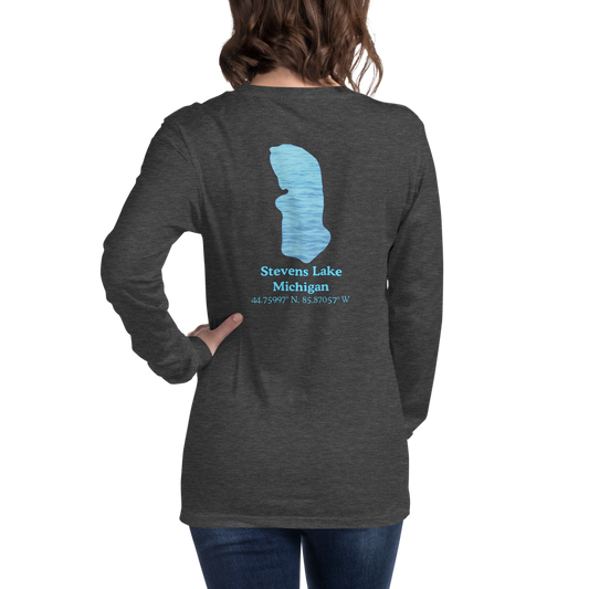 Stevens Lake Long Sleeve Unisex T-shirt