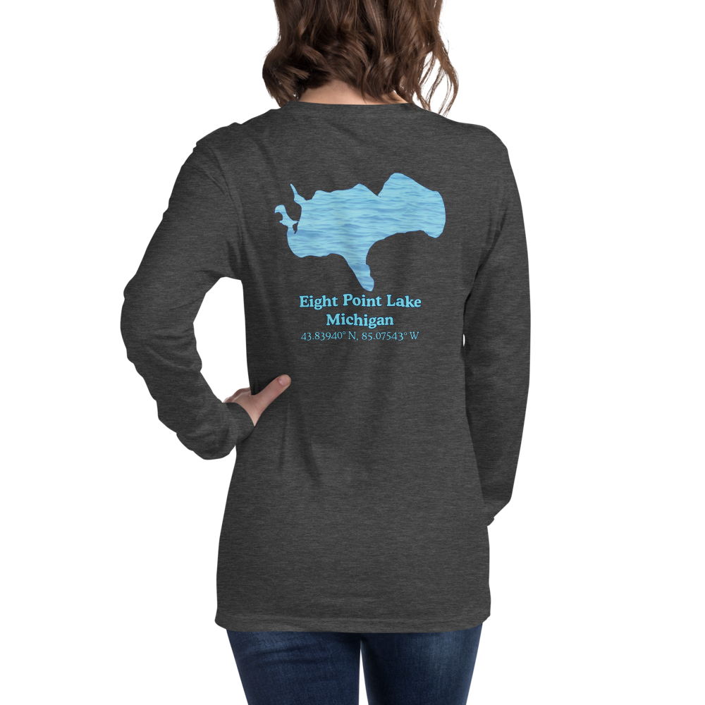 Eight Point Lake Long Sleeve Unisex T-shirt