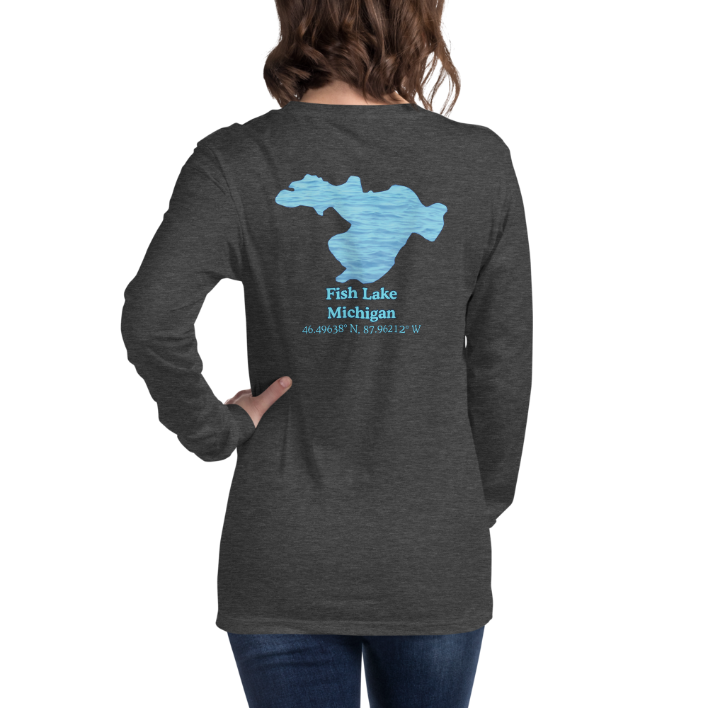 Fish Lake Long Sleeve Unisex T-shirt