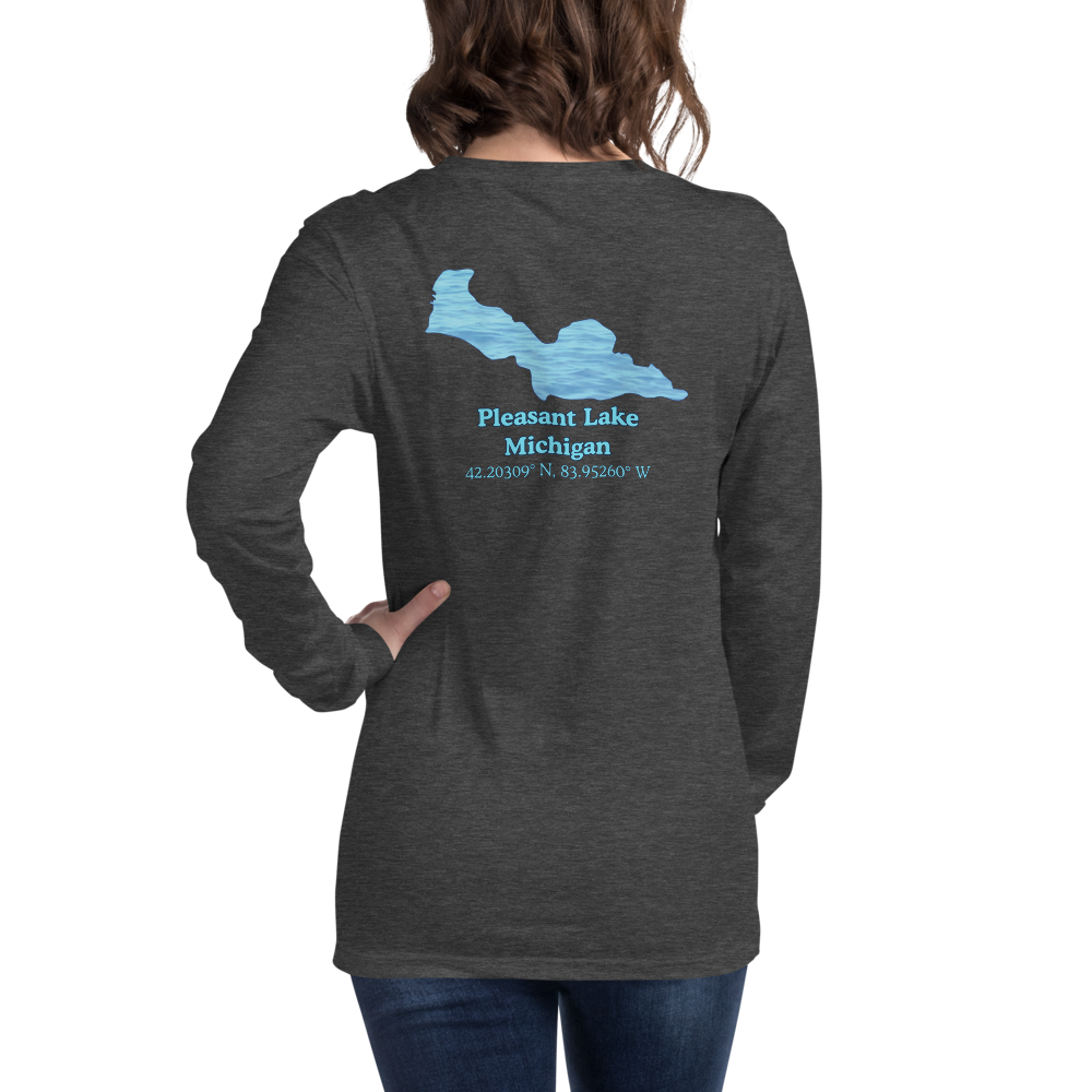 Pleasant Lake Long Sleeve Unisex T-shirt