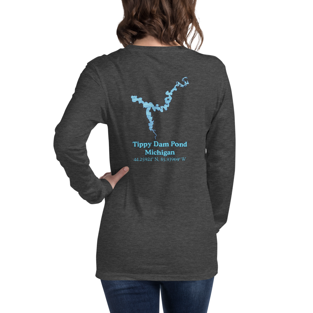 Tippy Dam Pond Long Sleeve Unisex T-shirt