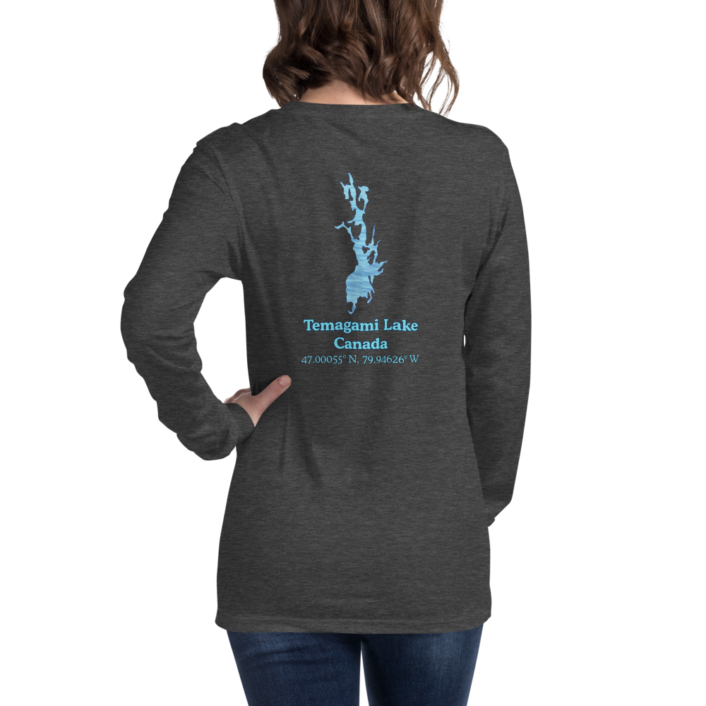 Temagami Lake Long Sleeve Unisex T-shirt