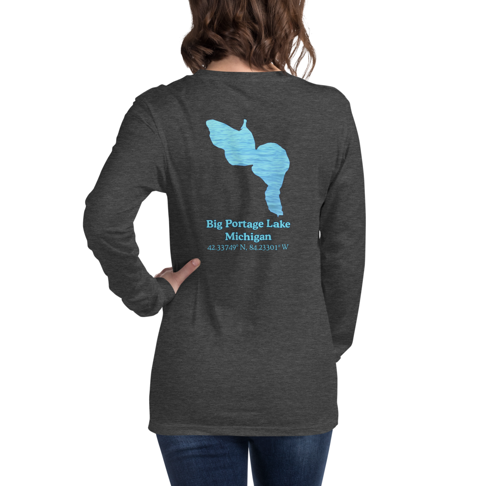 Big Portage Lake Long Sleeve Unisex T-shirt