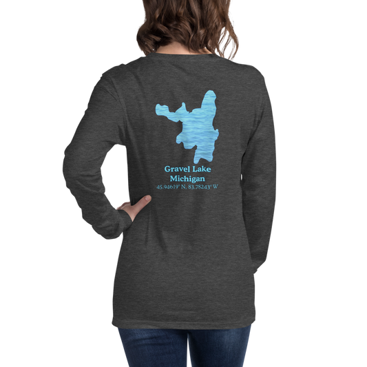 Gravel Lake Long Sleeve Unisex T-shirt