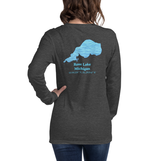 Rose Lake Long Sleeve Unisex T-shirt