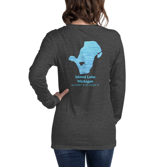 Island Lake Long Sleeve Unisex T-shirt