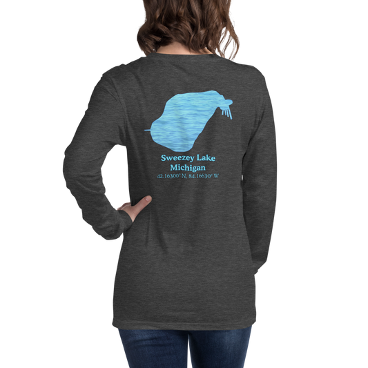 Sweezey Lake Long Sleeve Unisex T-shirt
