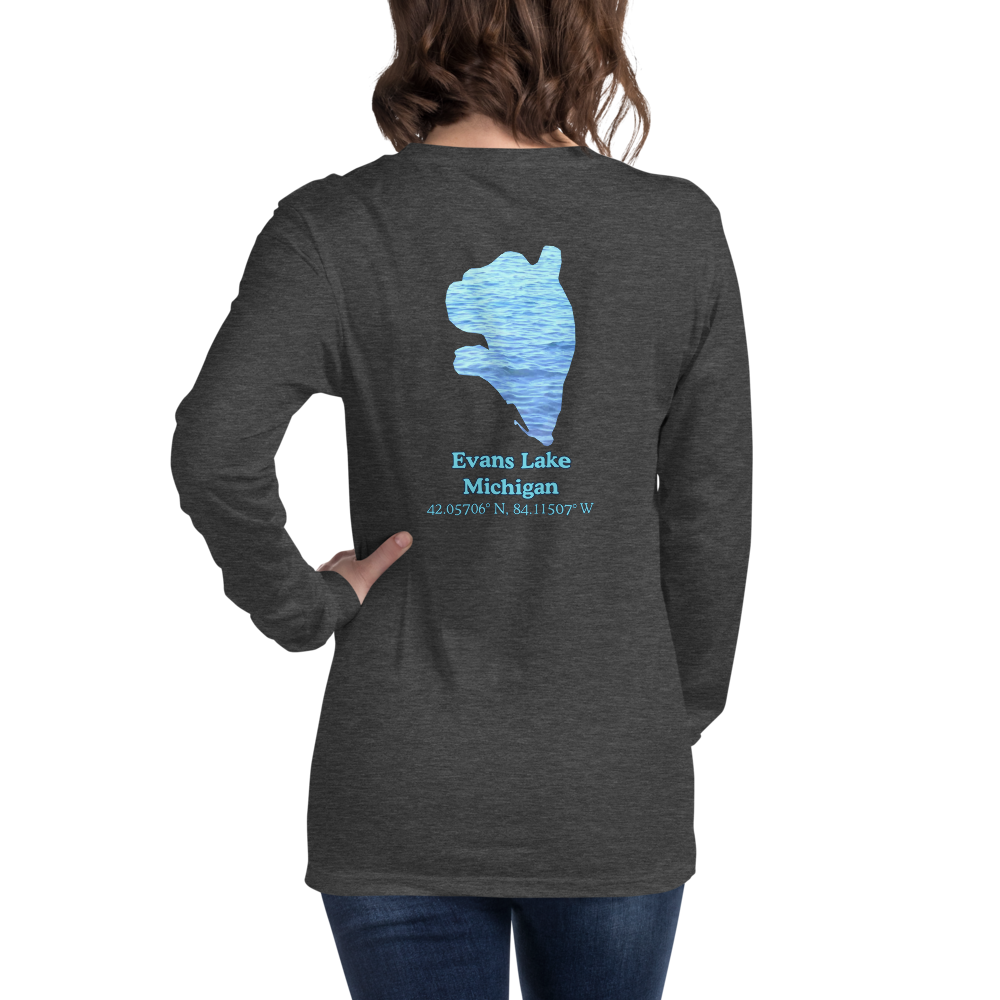 Evans Lake Long Sleeve Unisex T-shirt