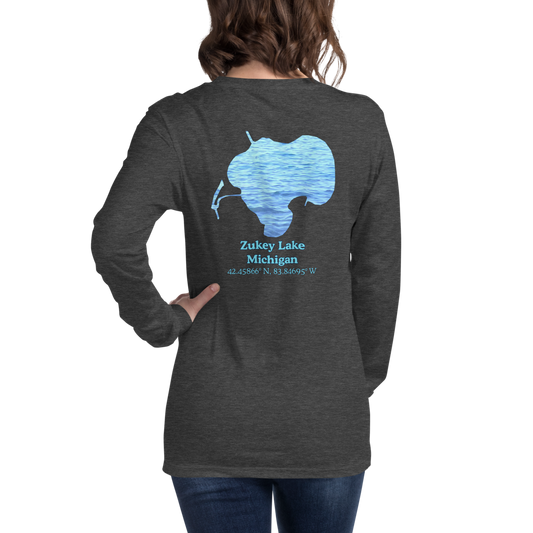 Zukey Lake Long Sleeve Unisex T-shirt