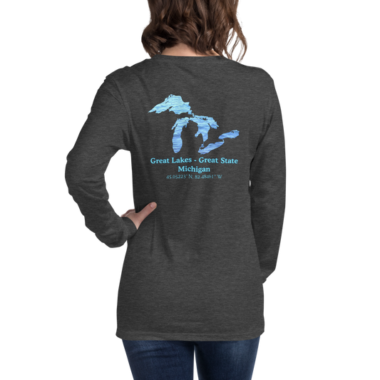 Great Lakes - Great State Long Sleeve Unisex T-shirt