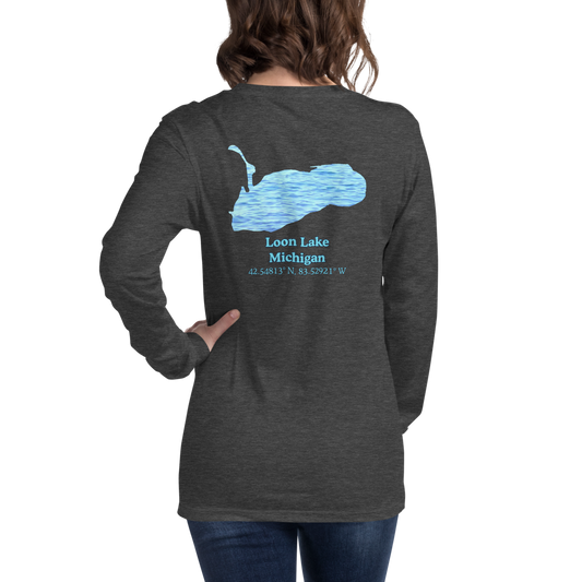 Loon Lake Long Sleeve Unisex T-shirt