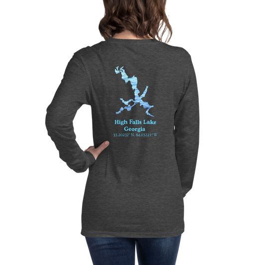 High Falls Lake Long Sleeve Unisex T-shirt