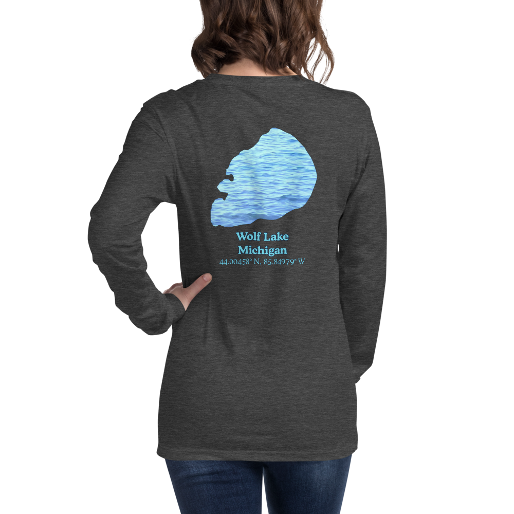 Wolf Lake Long Sleeve Unisex T-shirt