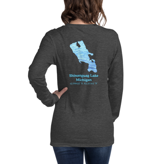Shinanguag Lake Long Sleeve Unisex T-shirt