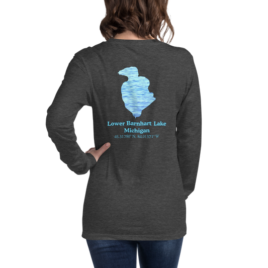 Lower Barnhart Lake Long Sleeve Unisex T-shirt