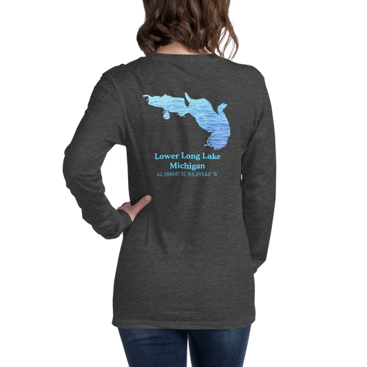 Lower Long Lake Long Sleeve Unisex T-shirt