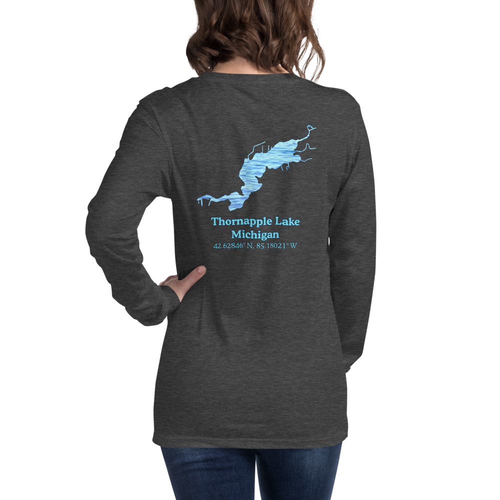 Thornapple Lake Long Sleeve Unisex T-shirt