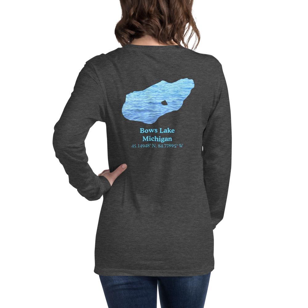 Bows Lake Long Sleeve Unisex T-shirt