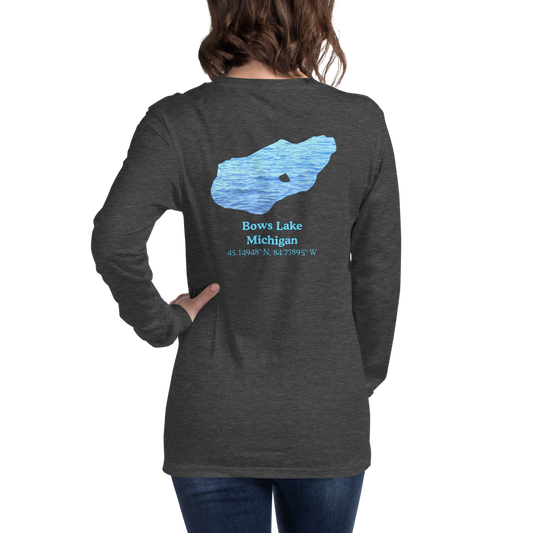 Bows Lake Long Sleeve Unisex T-shirt
