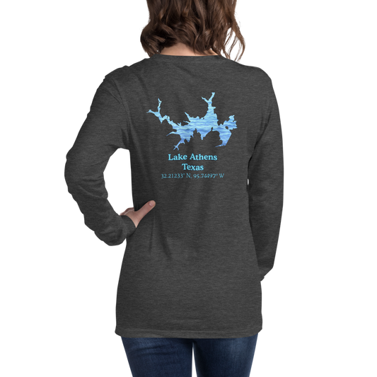 Lake Athens Long Sleeve Unisex T-shirt
