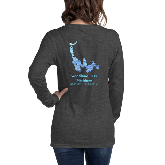 Woodland Lake Long Sleeve Unisex T-shirt