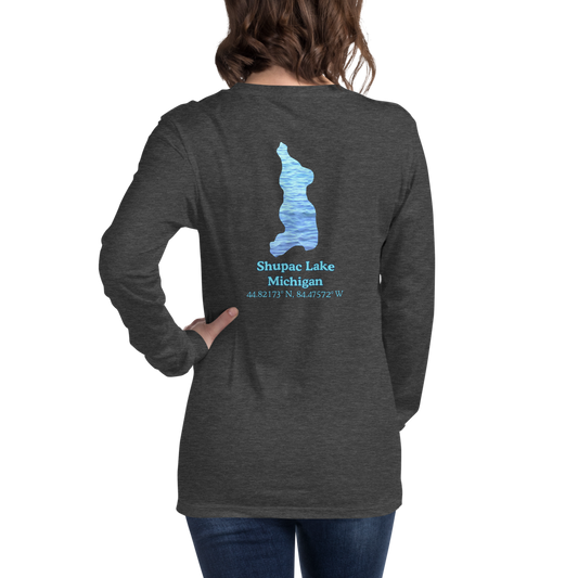 Shupac Lake Long Sleeve Unisex T-shirt