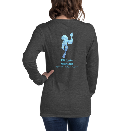 Elk Lake Long Sleeve Unisex T-shirt
