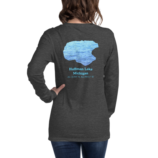 Huffman Lake Long Sleeve Unisex T-shirt
