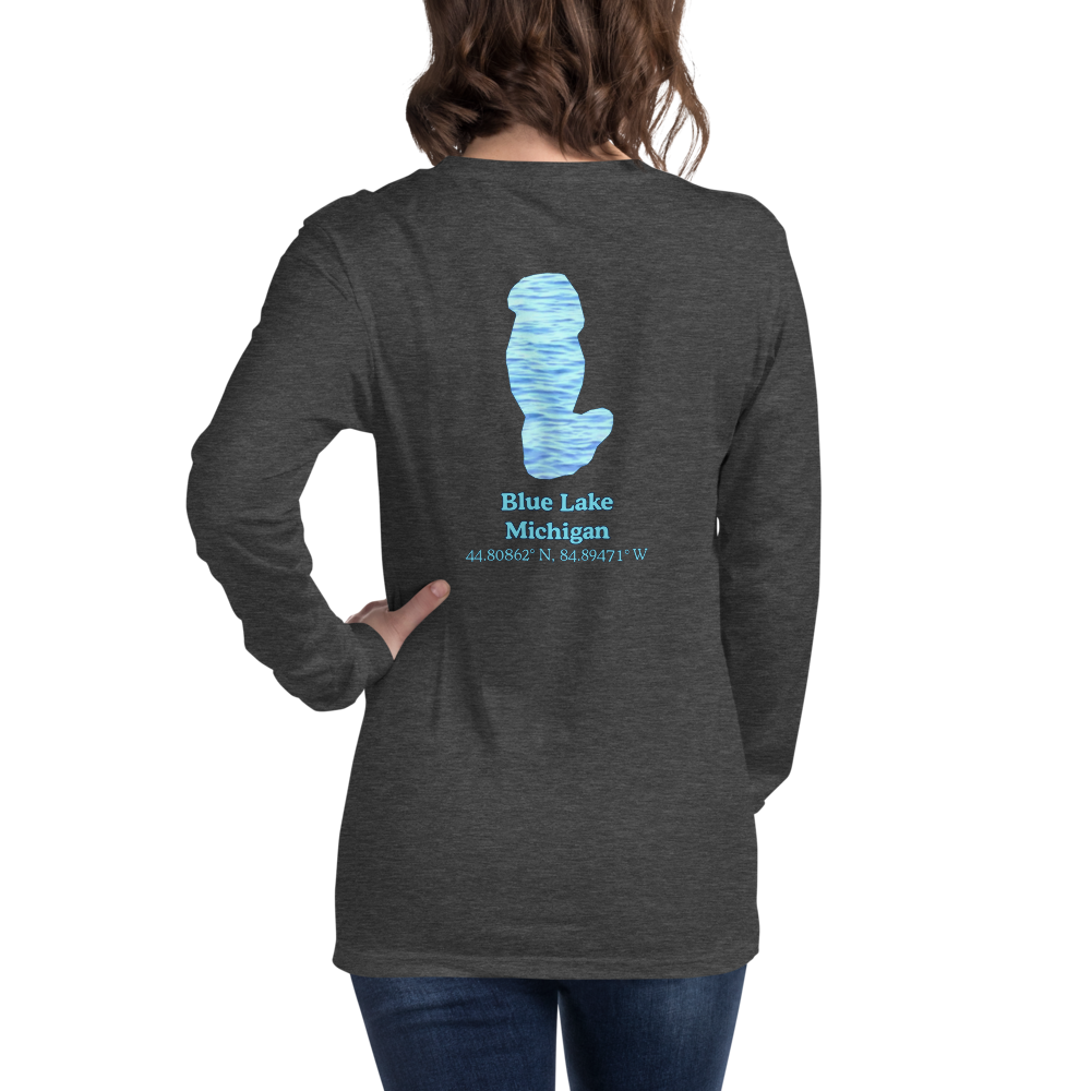 Blue Lake Long Sleeve Unisex T-shirt