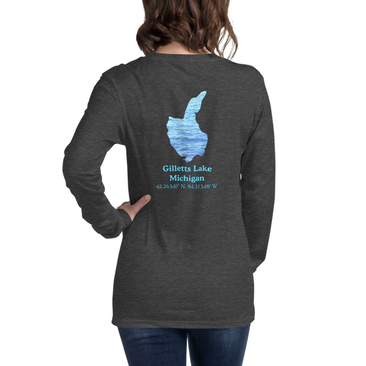 Gilletts Lake Long Sleeve Unisex T-shirt