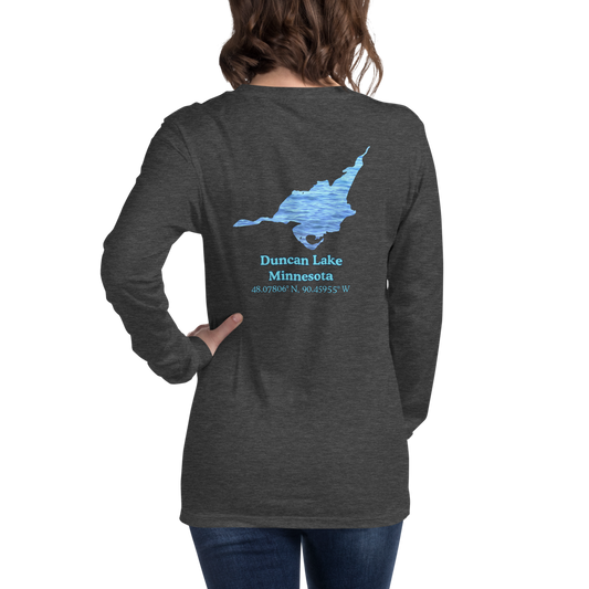 Duncan Lake Long Sleeve Unisex T-shirt