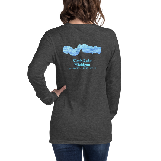 Clark Lake Long Sleeve Unisex T-shirt