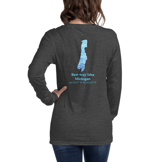 Ben-way lake Long Sleeve Unisex T-shirt