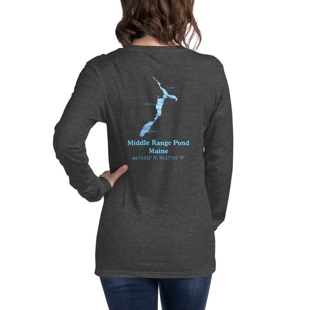Middle Range Pond Long Sleeve Unisex T-shirt