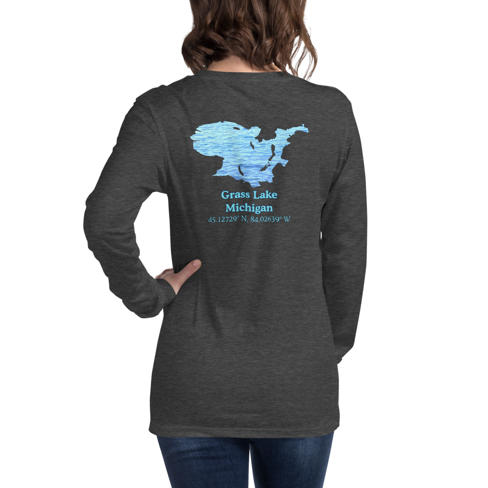Grass Lake Long Sleeve Unisex T-shirt