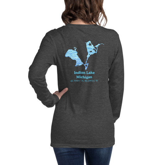 Indian Lake Long Sleeve Unisex T-shirt