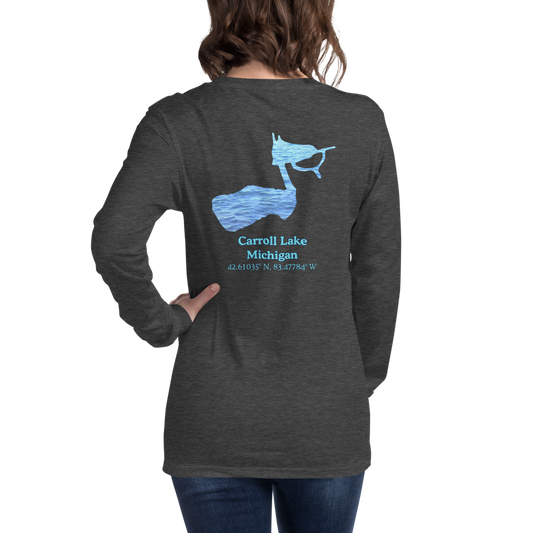 Carroll Lake Long Sleeve Unisex T-shirt
