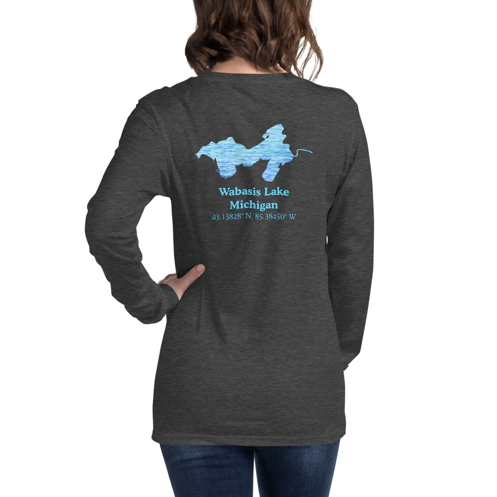 Wabasis Lake Long Sleeve Unisex T-shirt