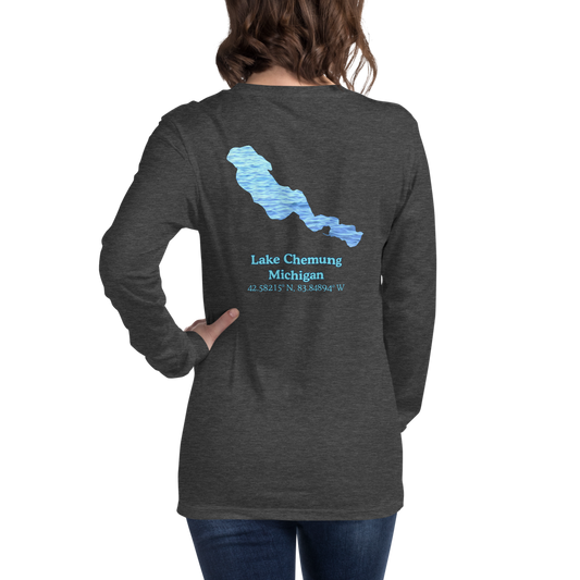 Lake Chemung Long Sleeve Unisex T-shirt