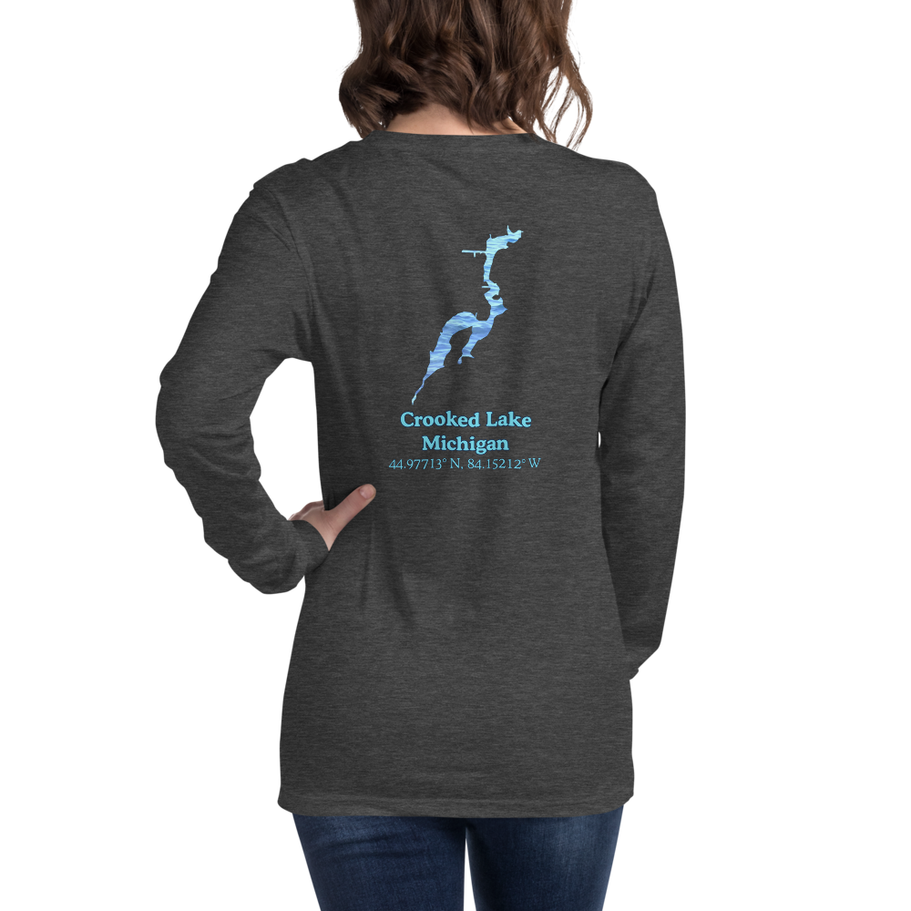 Crooked Lake Long Sleeve Unisex T-shirt
