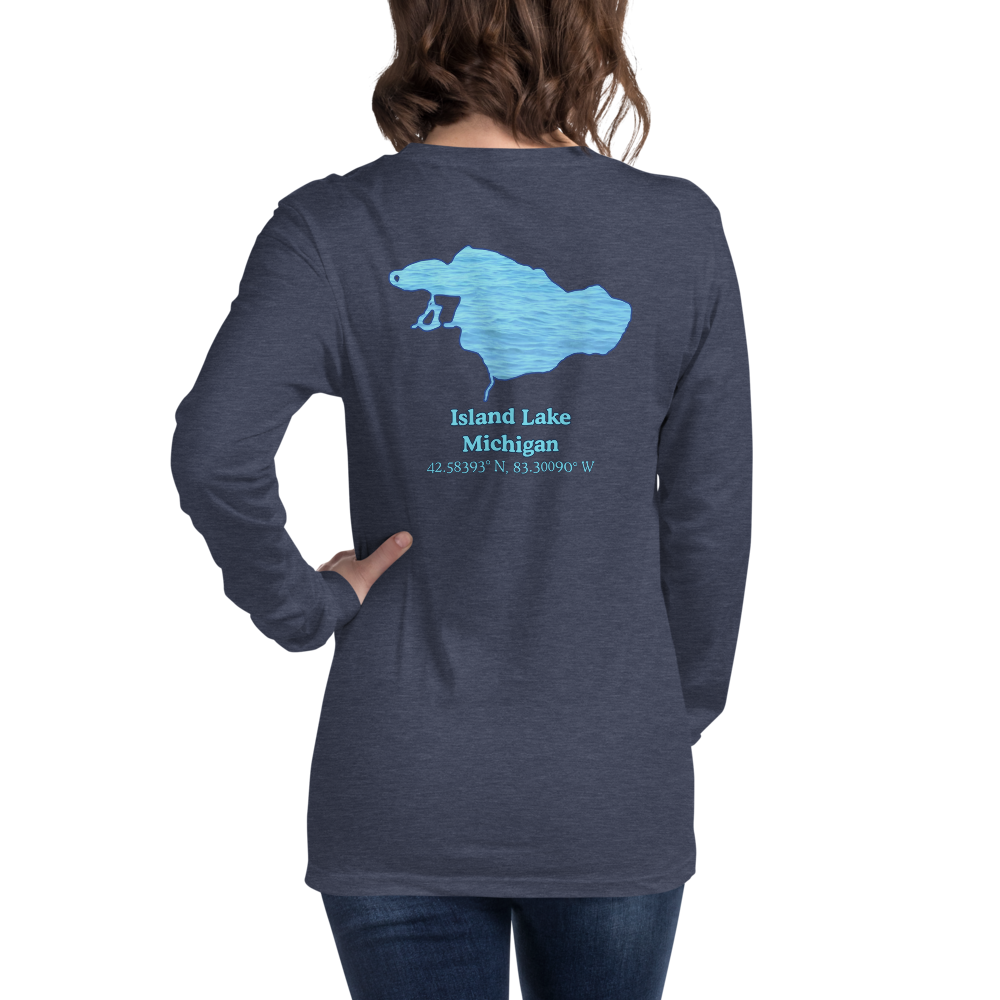 Island Lake Long Sleeve Unisex T-shirt