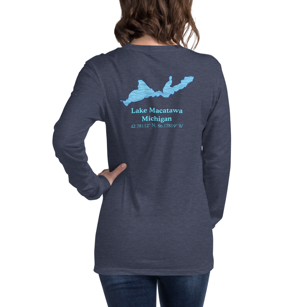 Lake Macatawa Long Sleeve Unisex T-shirt