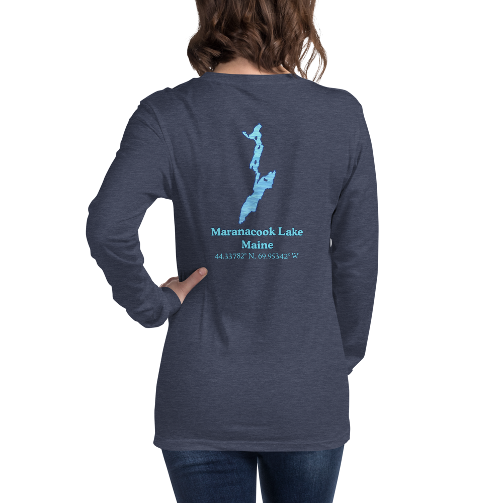 Maranacook Lake Long Sleeve Unisex T-shirt