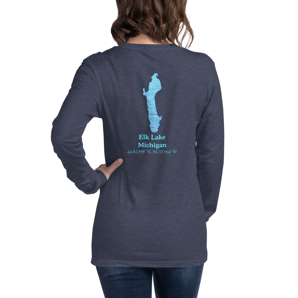 Elk Lake Long Sleeve Unisex T-shirt