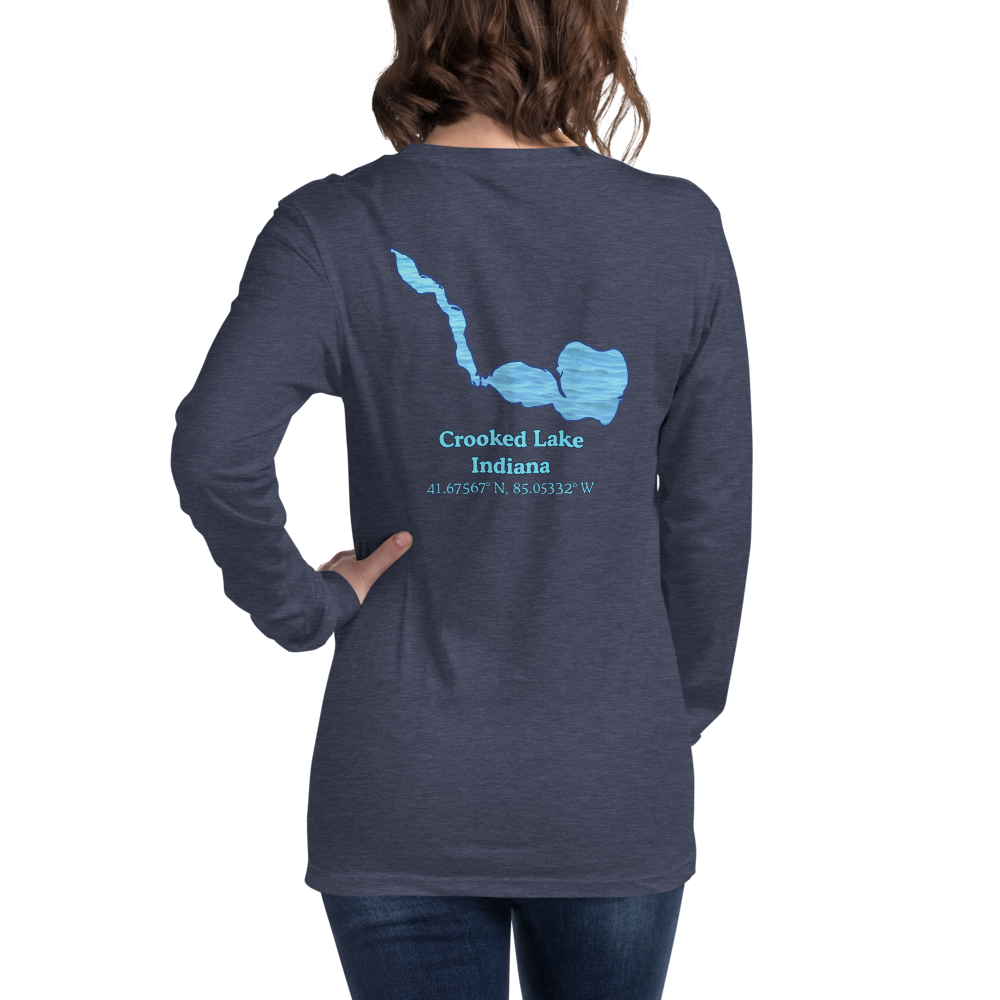 Crooked Lake Long Sleeve Unisex T-shirt
