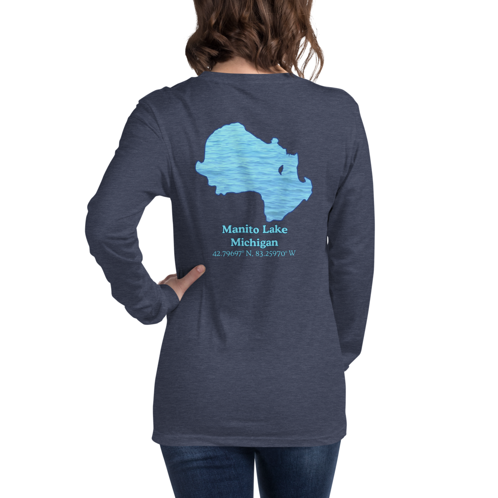 Manito Lake Long Sleeve Unisex T-shirt
