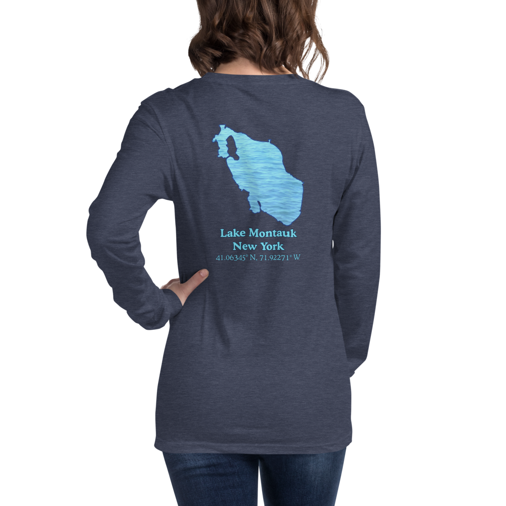 Lake Montauk Long Sleeve Unisex T-shirt